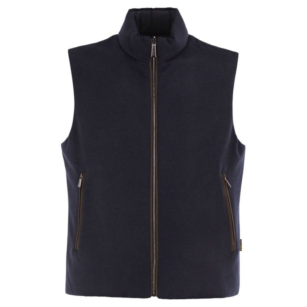 Moorer Men Falieri-Ls9 - Reversible Virgin Wool And Cashmere Gilet